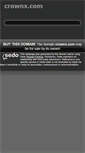 Mobile Screenshot of crownx.com